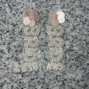 Never worn bride earrings!